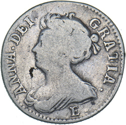 1707 E Shilling (Edinburgh Mint) - Anne British Silver Coin