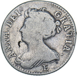 1707 E Shilling (Edinburgh Mint) - Anne British Silver Coin