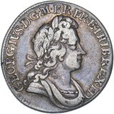 1723 SSC Shilling (2nd Bust) - George I British Silver Coin - Nice