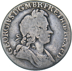 1723 SSC Shilling (2nd Bust) - George I British Silver Coin