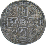 1743 Shilling - George II British Silver Coin - Nice