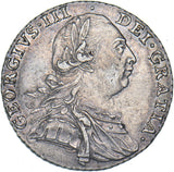 1787 Shilling - George III British Silver Coin - Nice