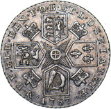 1787 Shilling - George III British Silver Coin - Nice