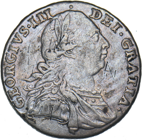 1787 Shilling - George III British Silver Coin