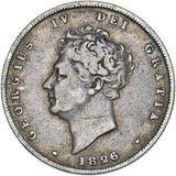 1826 Shilling - George IV British Silver Coin