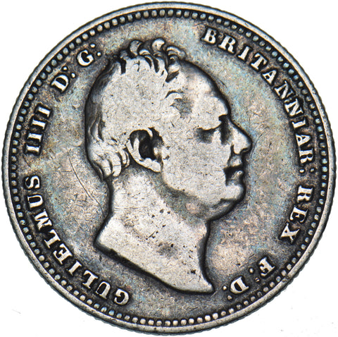 1834 Shilling - William IV British Silver Coin