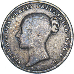 1839 Shilling - Victoria British Silver Coin