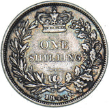 1842 Shilling - Victoria British Silver Coin