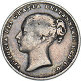 1859 Shilling - Victoria British Silver Coin