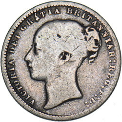 1872 Shilling - Victoria British Silver Coin