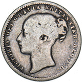 1872 Shilling - Victoria British Silver Coin