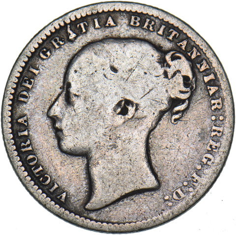 1872 Shilling - Victoria British Silver Coin