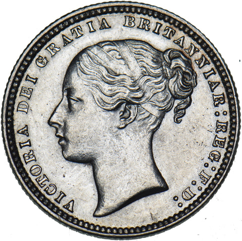 1874 Shilling (Die no. 10) - Victoria British Silver Coin - Superb