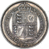 1887 Shilling - Victoria British Silver Coin - Nice