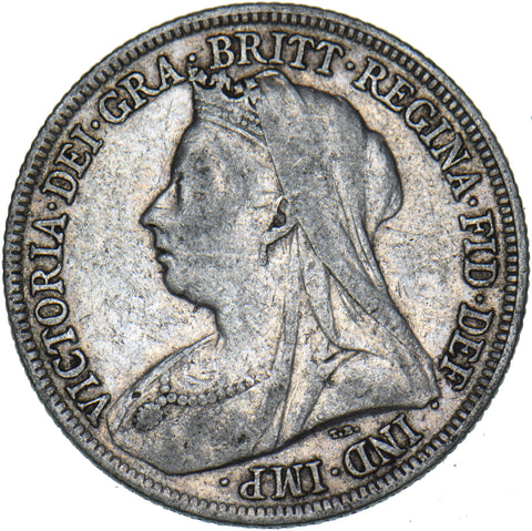 1895 Shilling - Victoria British Silver Coin