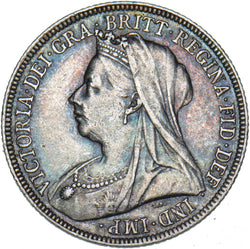 1897 Shilling - Victoria British Silver Coin - Nice