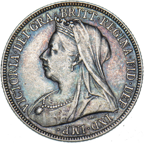 1897 Shilling - Victoria British Silver Coin - Nice