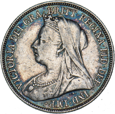 1897 Shilling - Victoria British Silver Coin - Nice