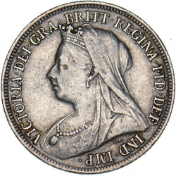 1899 Shilling - Victoria British Silver Coin - Nice