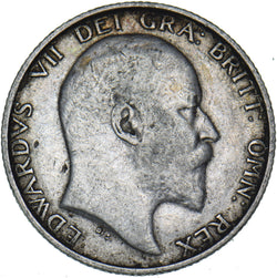 1902 Shilling - Edward VII British Silver Coin