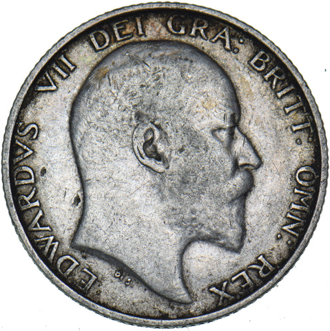 1902 Shilling - Edward VII British Silver Coin