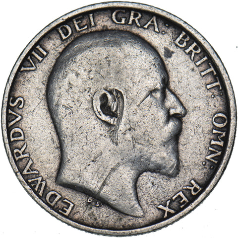 1905 Shilling - Edward VII British Silver Coin