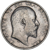 1906 Shilling - Edward VII British Silver Coin - Nice