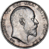 1910 Shilling - Edward VII British Silver Coin - Superb