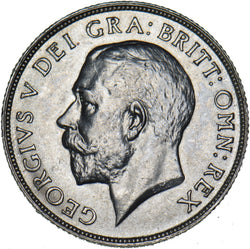 1911 Shilling - George V British Silver Coin - Superb