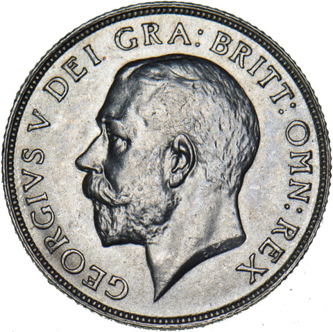 1911 Shilling - George V British Silver Coin - Superb
