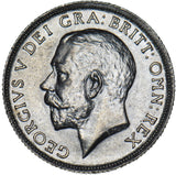 1914 Shilling - George V British Silver Coin - Superb