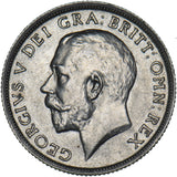 1915 Shilling - George V British Silver Coin - Very Nice