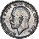 1916 Shilling - George V British Silver Coin - Nice