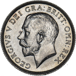 1916 Shilling - George V British Silver Coin - Superb