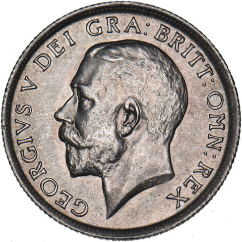 1917 Shilling - George V British Silver Coin - Very Nice