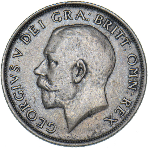 1920 Shilling - George V British Silver Coin - Nice