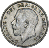 1921 Shilling - George V British Silver Coin - Very Nice