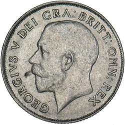 1922 Shilling - George V British Silver Coin - Very Nice