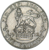 1922 Shilling - George V British Silver Coin - Very Nice
