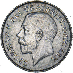 1923 Shilling - George V British Silver Coin - Very Nice
