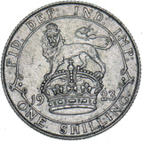1923 Shilling - George V British Silver Coin - Very Nice