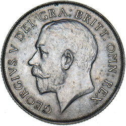 1924 Shilling - George V British Silver Coin - Very Nice