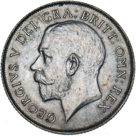 1924 Shilling - George V British Silver Coin - Very Nice