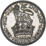 1927 Shilling - George V British Silver Coin - Nice