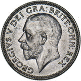 1929 Shilling - George V British Silver Coin - Very Nice