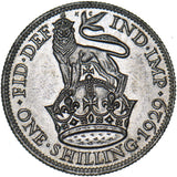 1929 Shilling - George V British Silver Coin - Very Nice