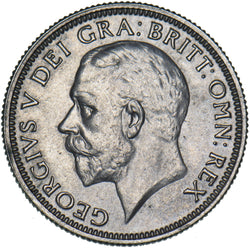 1929 Shilling - George V British Silver Coin - Very Nice