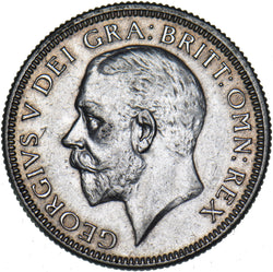 1930 Shilling - George V British Silver Coin - Nice