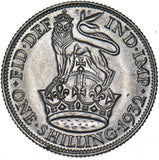 1932 Shilling - George V British Silver Coin - Superb