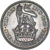 1935 Shilling - George V British Silver Coin - Nice